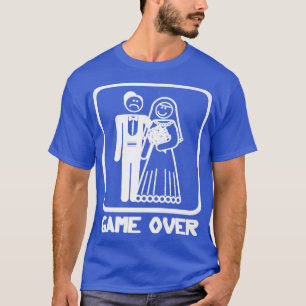 Camiseta Jogo Sobre Casamento Engraçado do Noivo