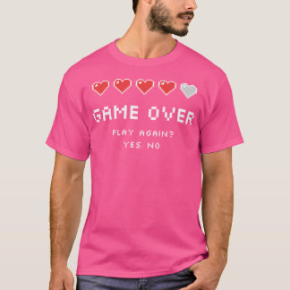 Camiseta Jogo Sobre Jogar Novamente