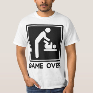 Camiseta Jogo sobre o bebê novo para o pai do pai