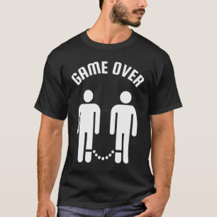 Camiseta Jogo sobre o casamento gay engraçado