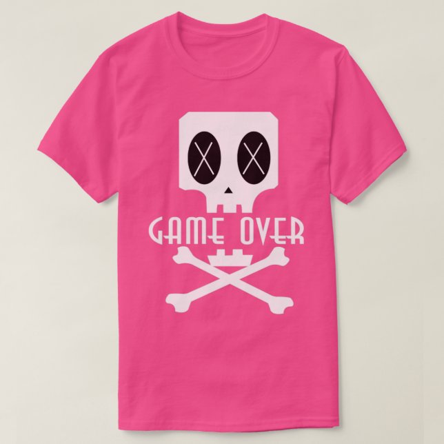 Camiseta Jogo sobre o crânio (Frente do Design)