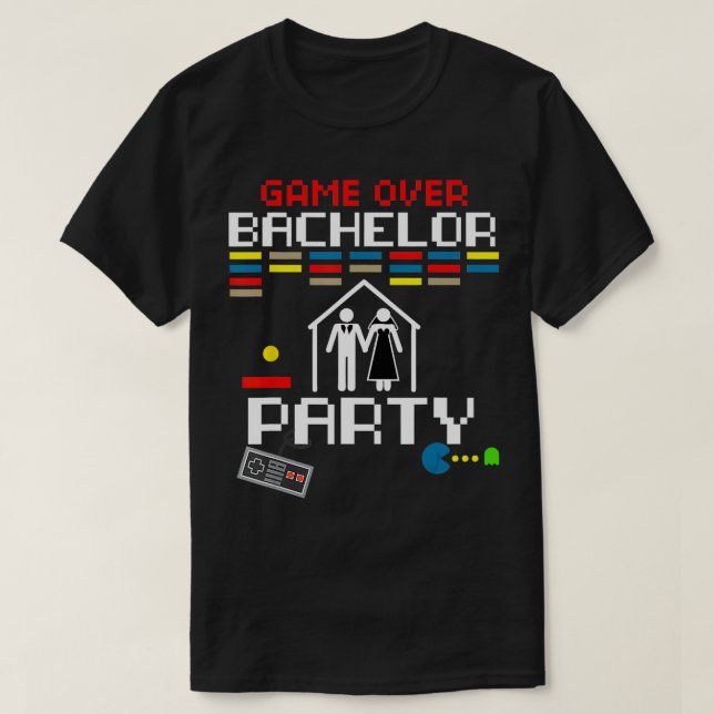 Camiseta Jogo sobre o Groom Casando 29 (Frente do Design)