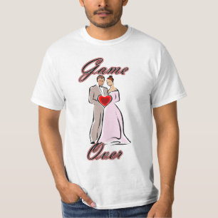 Camiseta Jogo sobre o t-shirt do casamento