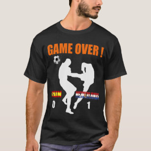 Camiseta Jogo sobre Países Baixos 1 espanha 0 pontapés