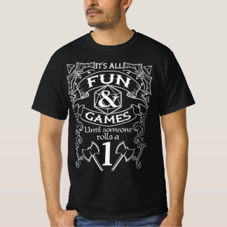 Camiseta Jogo Tabletop DM Dotando Divertimento E Jogando Pa