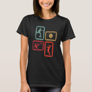 Camiseta Jogo Vintage Equipe Homens Jovens Futebol
