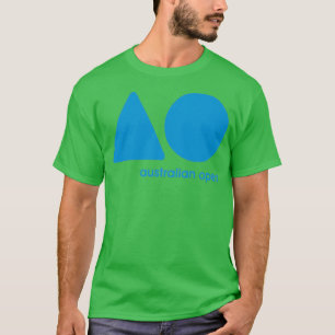 Camiseta jogos abertos australianos abertos ao australiano 