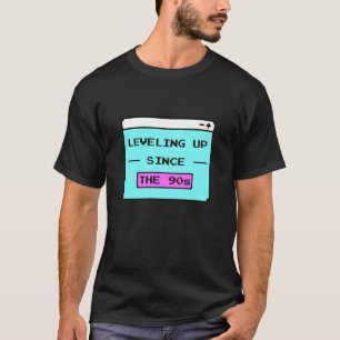 Camiseta Jogos Clássicos - Subindo de nível desde o jogador