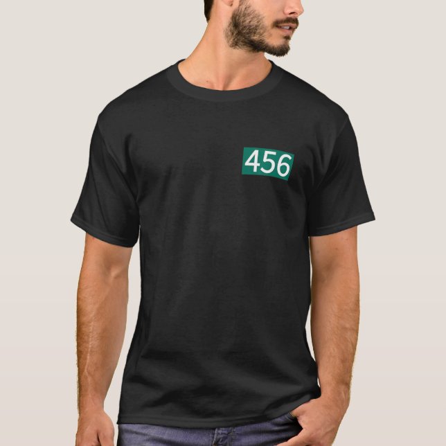 Camiseta Jogos com número de jogador 456 (Frente)