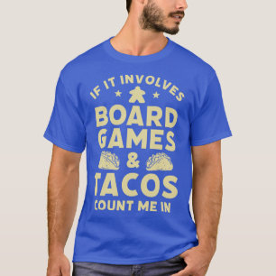 Camiseta Jogos conselhos e Tacos Fantásticos Jogo Engraçado