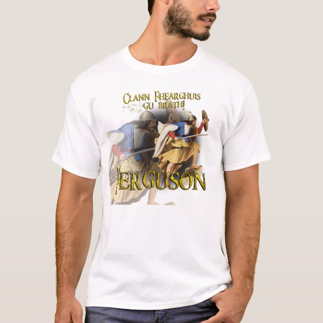 Camiseta Jogos da Highland Clan Ferguson (Frente)