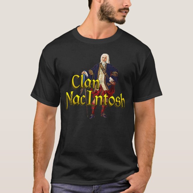 Camiseta Jogos das montanhas de Macintosh do clã (Frente)