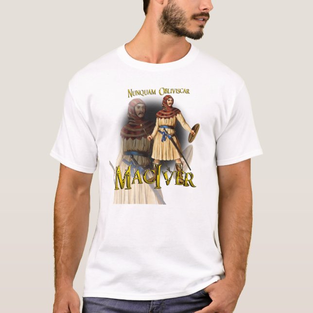 Camiseta Jogos das montanhas de MacIver do clã (Frente)