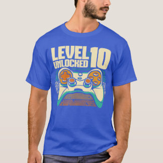 Camiseta Jogos de 10º aniversário de 10 anos de idade jogad