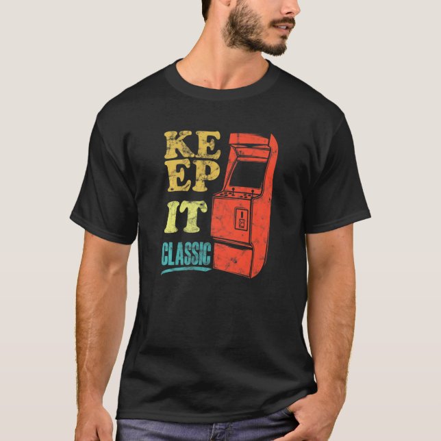 Camiseta Jogos de Arcade com Retro Clássico 90 s 4 (Frente)