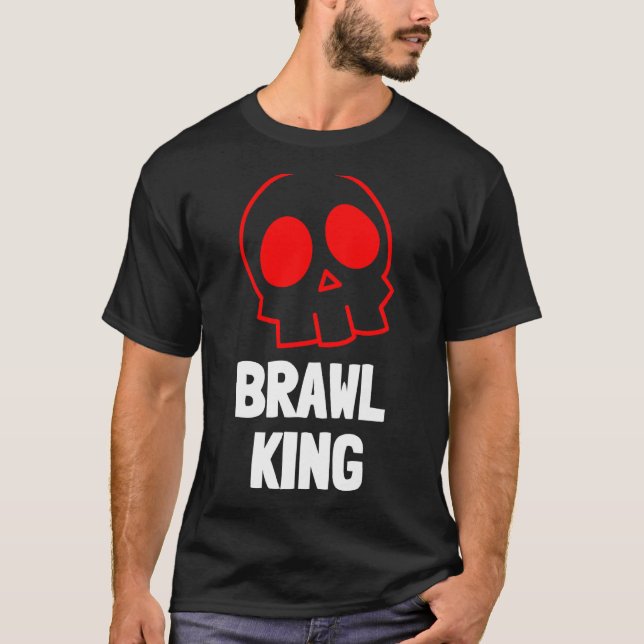 Camiseta Jogos de Brawl King Brawling 20 (Frente)