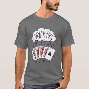 Camiseta Jogos de cartas de jogar Rummy jogo de cartas meni