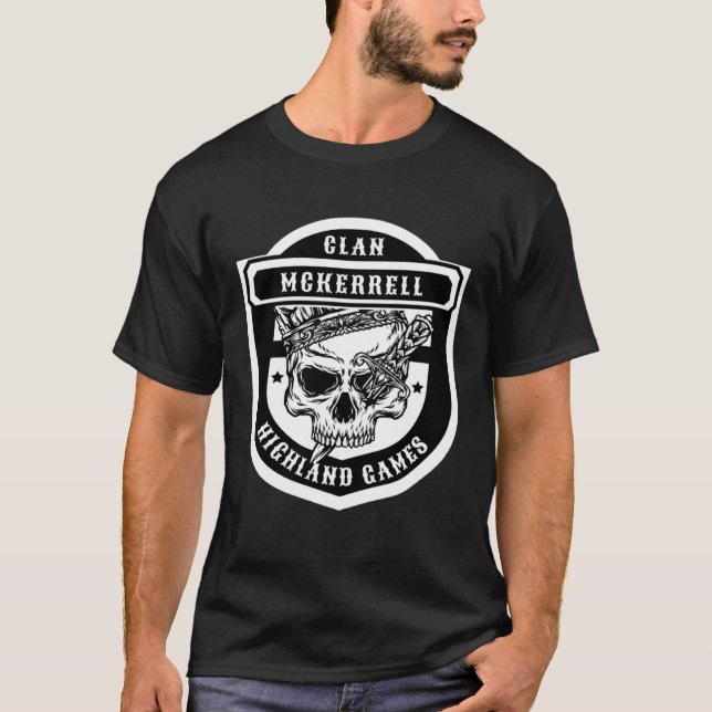 Camiseta Jogos de clã escoceses McKerrell (Frente)