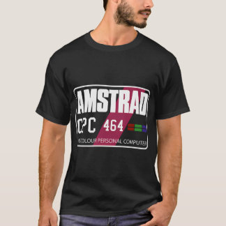 Camiseta Jogos de Computador Retro Amstrad CPC 464 Computad