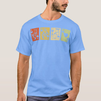 Camiseta Jogos de Conselho Gráficos Retroativos Jogos de Ca