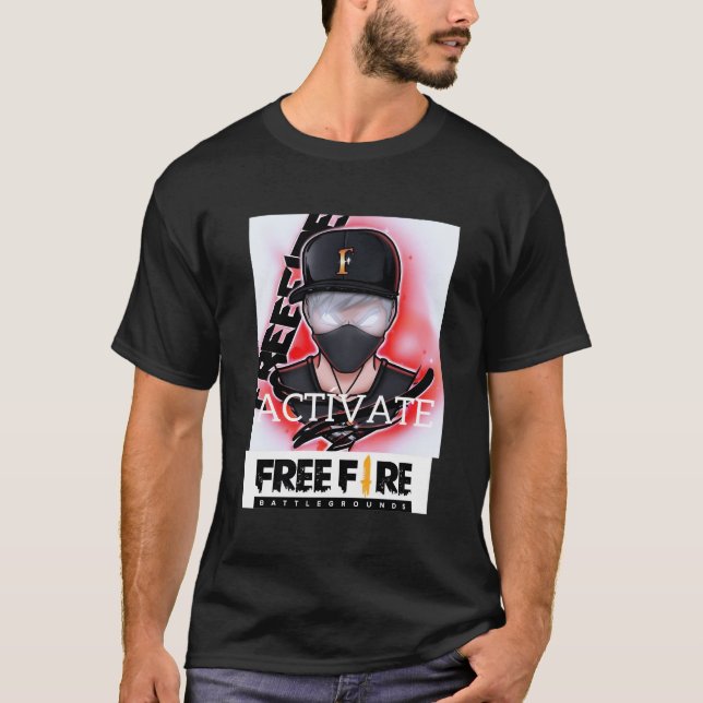 Camiseta Jogos de Fogo Gratuitos (Frente)