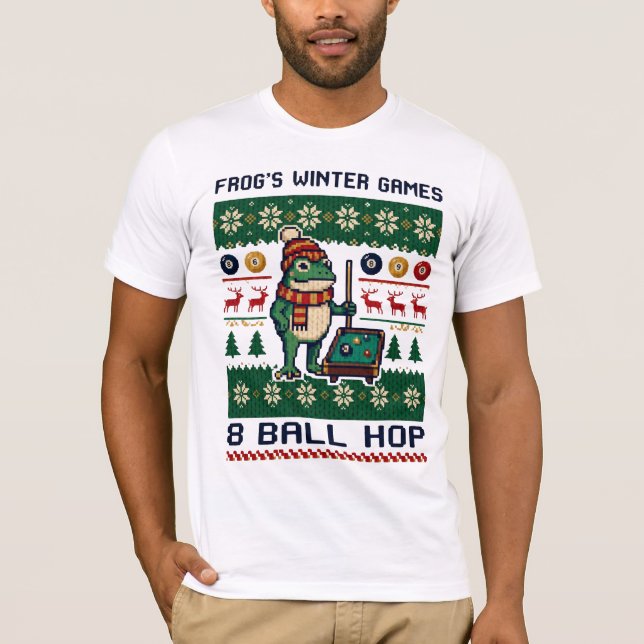 Camiseta Jogos de Inverno do Sapo 8 Bolas Salta (Frente)