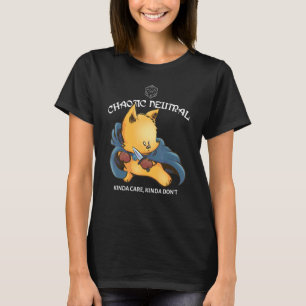 Camiseta Jogos de Mesa Cute Caótico Neutro Dungeon Dragon
