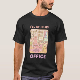 Camiseta Jogos de PC Estarei no Meu Escritório Hardware Ner