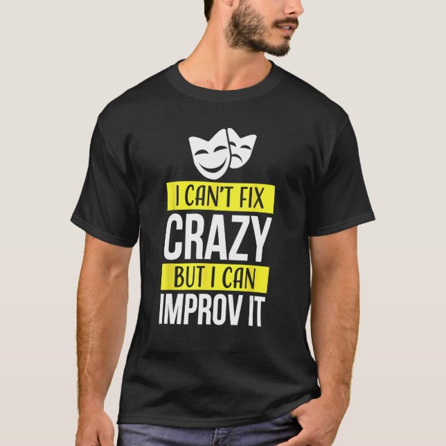 Camiseta Jogos de teatro Improv Practices (Frente)