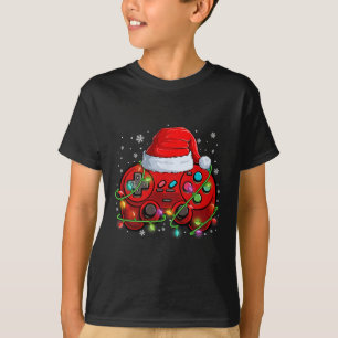 Camiseta Jogos de Vídeo de Natal para Jogos de Noel Hights