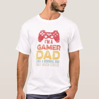 Camiseta Jogos de vídeo incríveis para o Pai