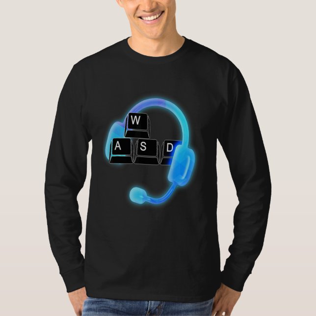 Camiseta Jogos De Vídeo Jogador De Pc (Frente)