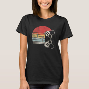 Camiseta Jogos de Vídeo Retro Vintage Coração do Gamer Jogo
