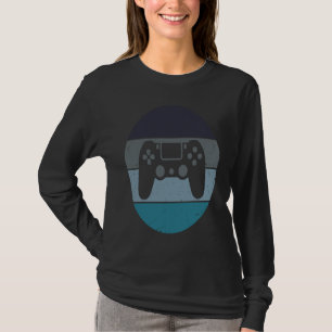 Camiseta Jogos de Vídeo Retro Vintage Para Gamer Meninos Ho