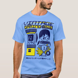 Camiseta Jogos de Vintage com Jogos de Arcade Retroativa