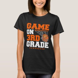 Camiseta Jogos Divertidos No 3º Ano De Basquete No 1º Dia D