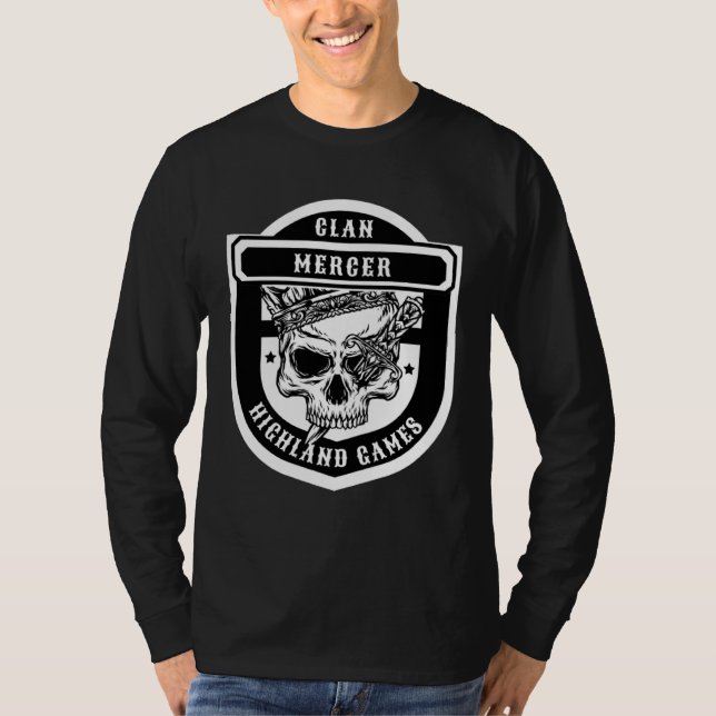 Camiseta Jogos do Clã Escocês Mercer (Frente)