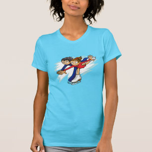 Camiseta Jogos do inverno - t-shirt do patinagem artística
