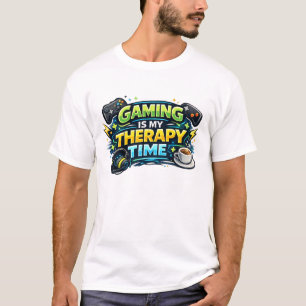 Camiseta Jogos É Meu Momento de Terapia