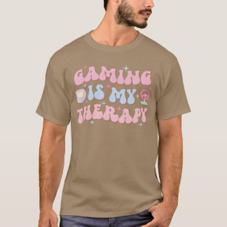 Camiseta Jogos É Minha Terapia Feliz Dia de Jogo amigos gar