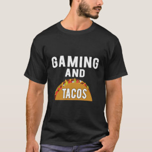 Camiseta Jogos E Tacos Engraçado Jogador De Taco