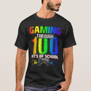 Camiseta Jogos em 100 dias de Meninos de Jogo Escolar