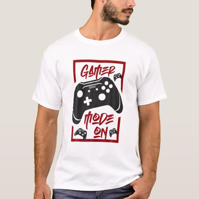 Camiseta Jogos Engraçados - Adolescentes Jogadores - Videos (Frente)