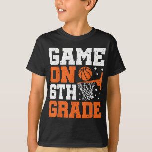Camiseta Jogos Engraçados No Sexto Ano De Basquete No Prime