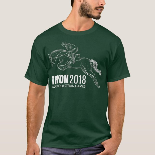 Camiseta Jogos Equestres Internacionais de Tryon (Frente)