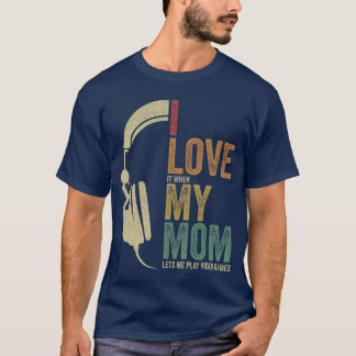Camiseta Jogos Eu Amo Minha Mãe Video Games Menino Menina J