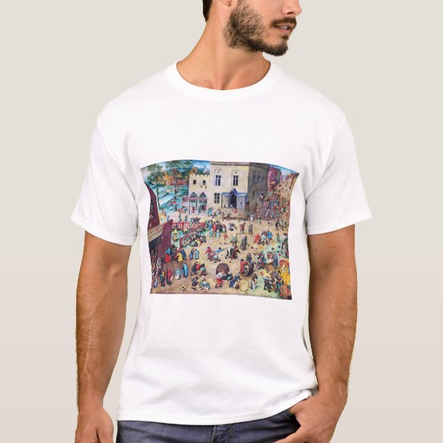 Camiseta Jogos Infantis, Pieter Bruegel (Frente)