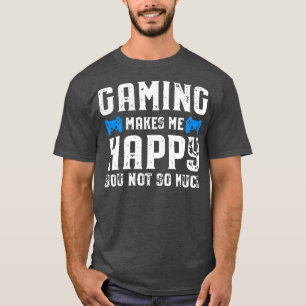 Camiseta Jogos me fazem feliz você não