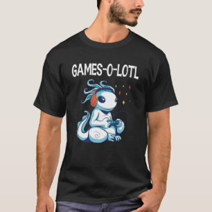 Camiseta Jogos Muito Jogos Salamandra Peixe Axolote