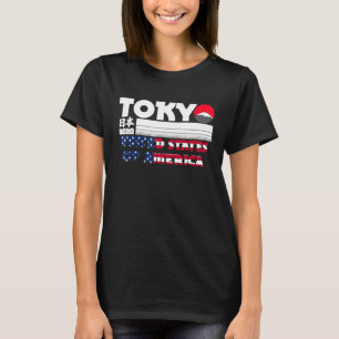 Camiseta Jogos Mundiais de Tóquio EUA 2020